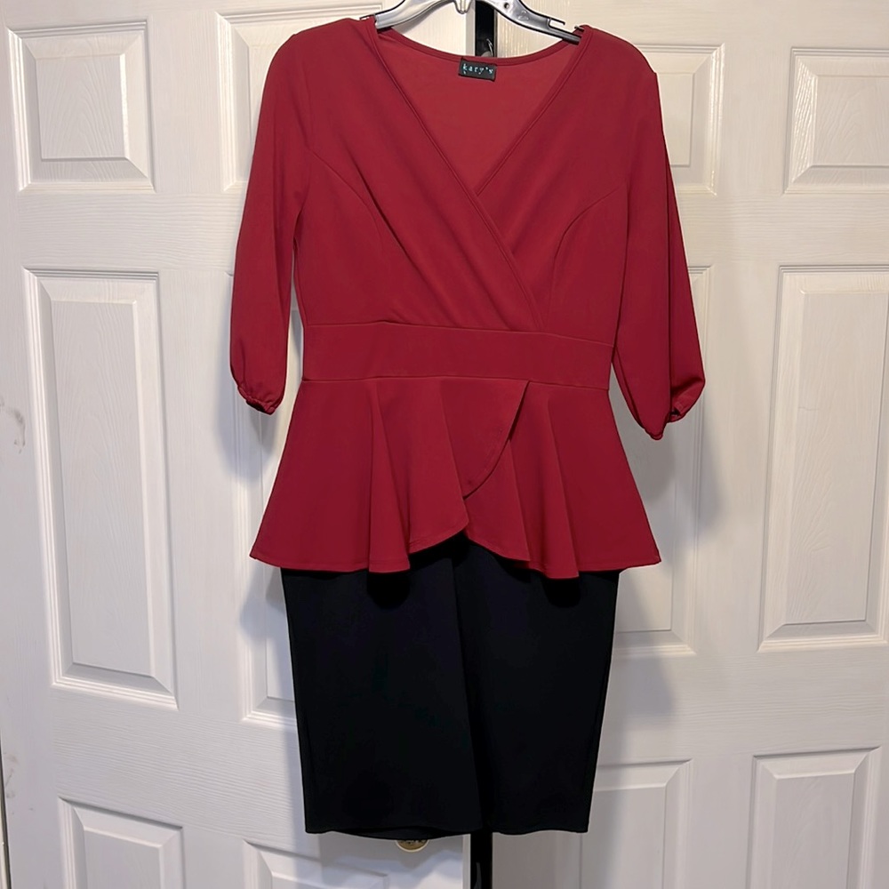 Kary’s Black and Red Professional Dress